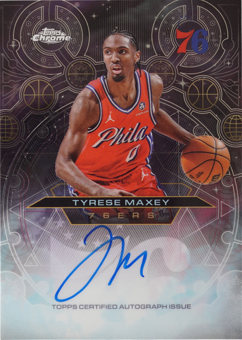 Tyrese Maxey trading card