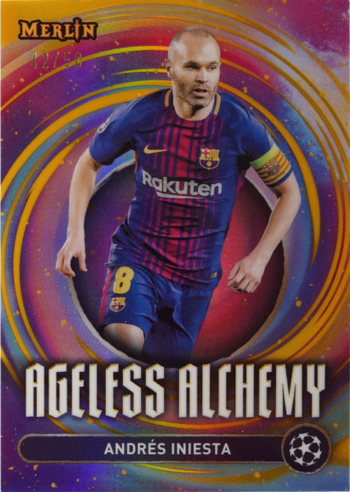 Andrés Iniesta trading card