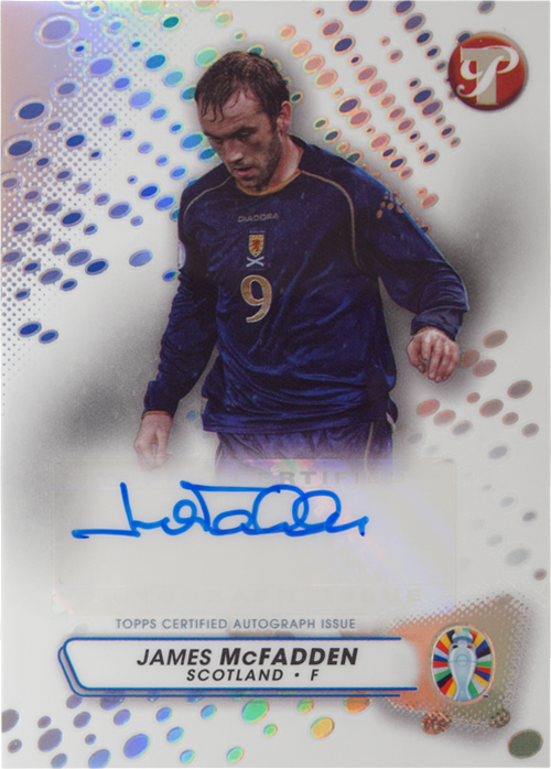 James McFadden trading card