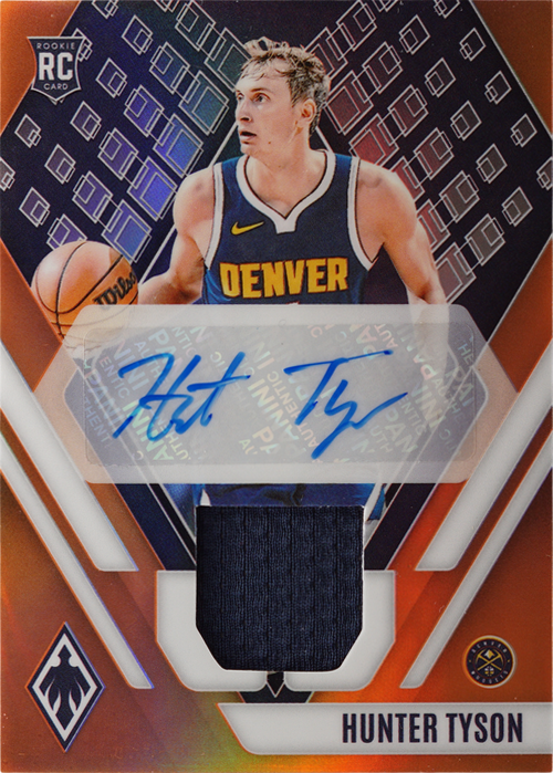 Hunter Tyson trading card