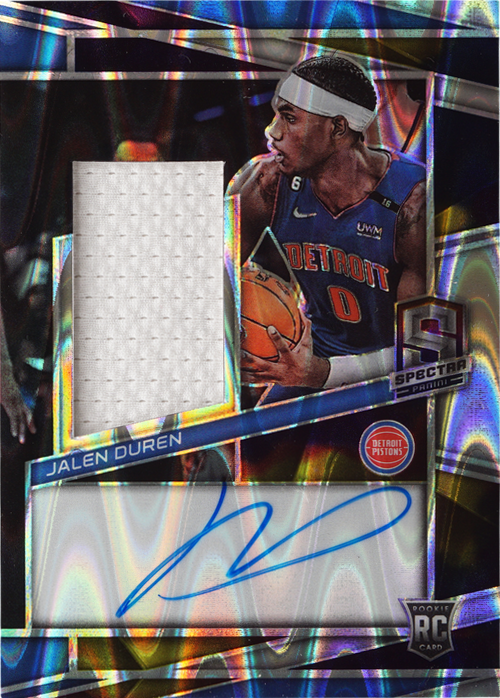 Jalen Duren trading card