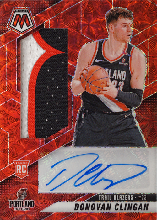 Donovan Clingan trading card