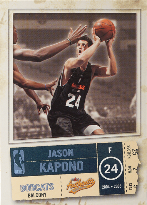 Jason Kapono trading card