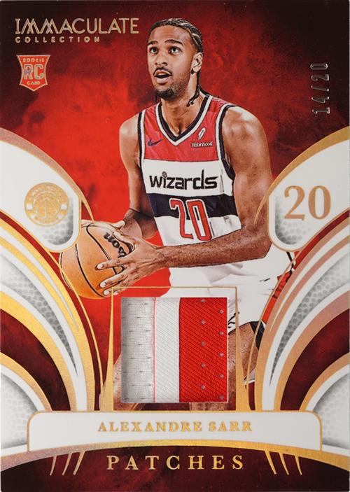 Alexandre Sarr trading card