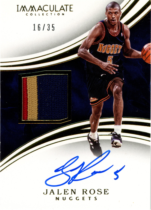 Jalen Rose trading card