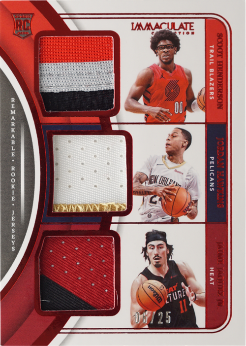 Scoot Henderson/Jaime Jaquez Jr./Jordan Hawkins... trading card