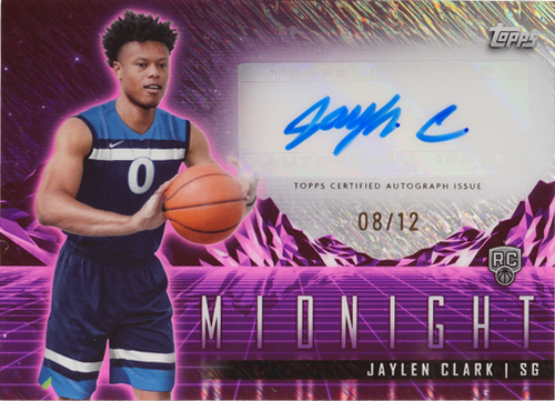 Jaylen Clark trading card