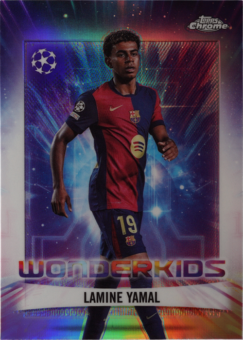 Lamine Yamal trading card