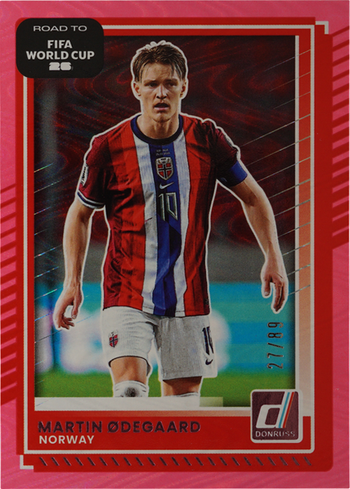 Martin Odegaard trading card