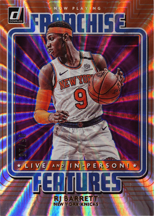 RJ Barrett trading card