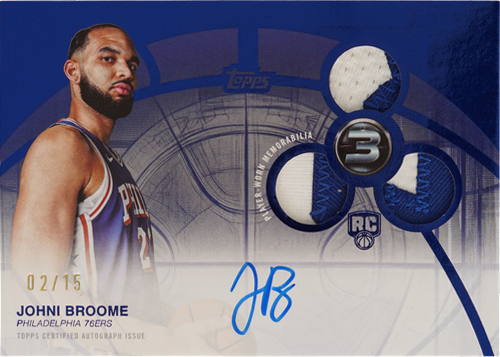 Johni Broome trading card