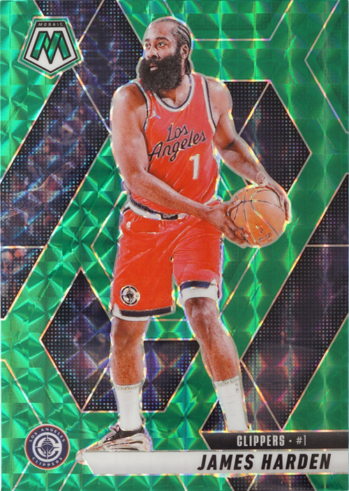 James Harden trading card