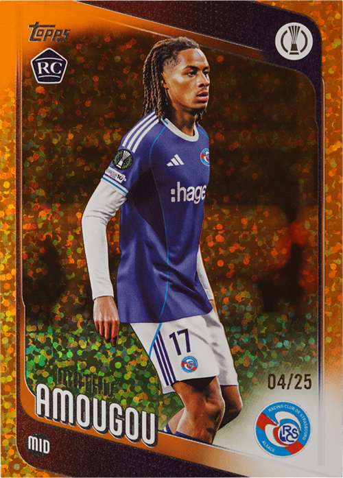 Mathis Amougou trading card