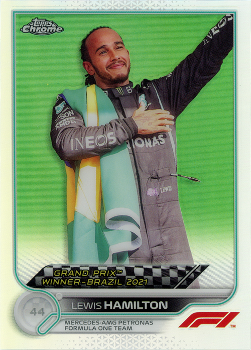 Lewis Hamilton trading card