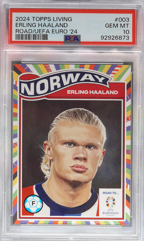 Erling Haaland trading card