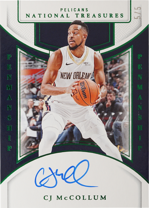 CJ McCollum trading card