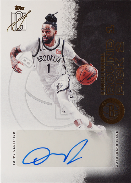 D'Angelo Russell trading card