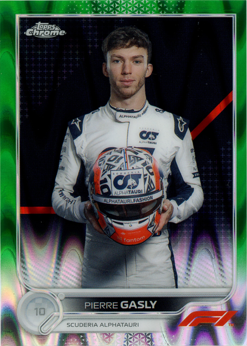 Pierre Gasly trading card