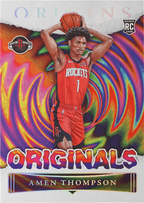 Amen Thompson trading card