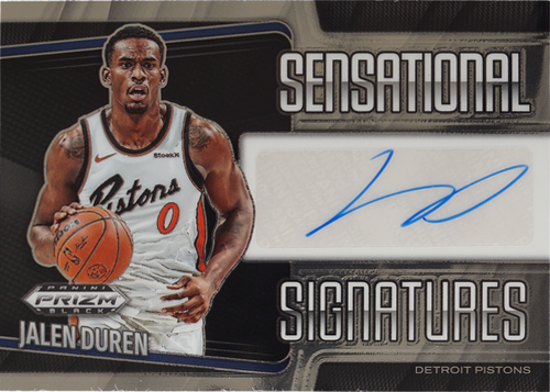 Jalen Duren trading card