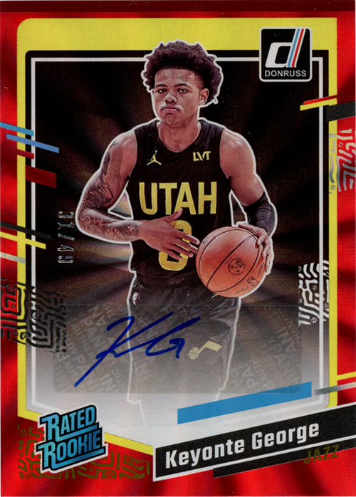 Keyonte George trading card
