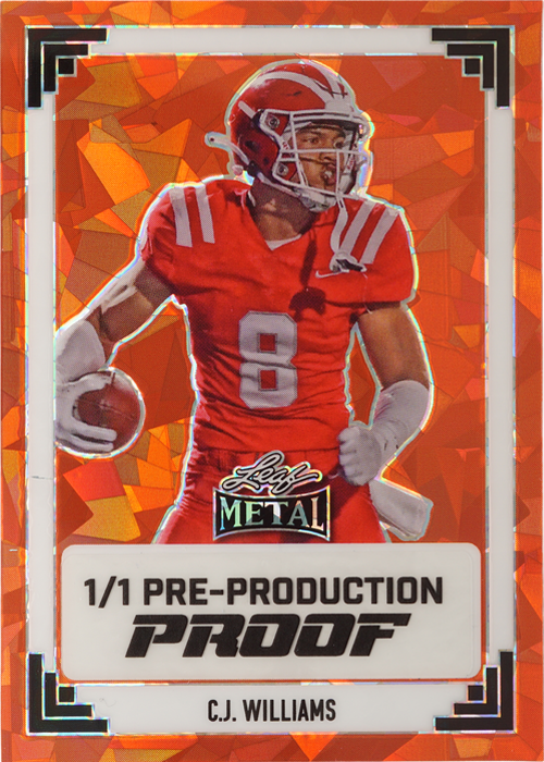 C.J. Williams trading card