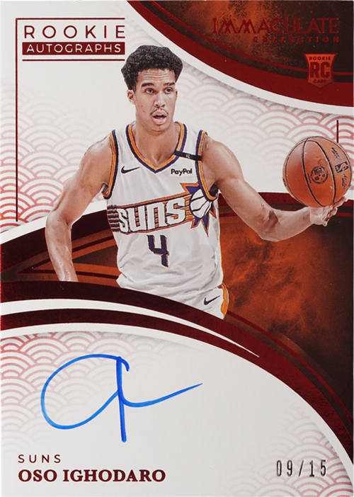 Oso Ighodaro trading card