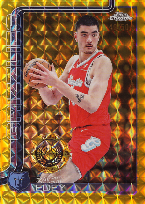Zach Edey trading card