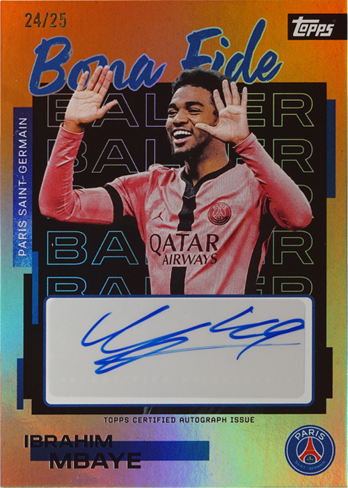 Ibrahim Mbaye trading card