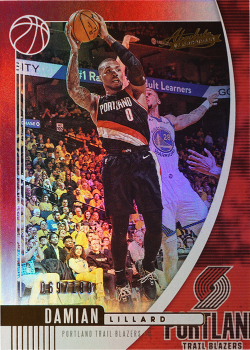 Damian Lillard trading card