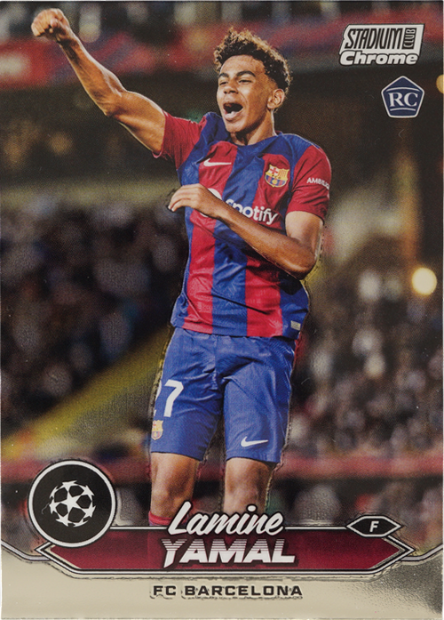 Lamine Yamal trading card