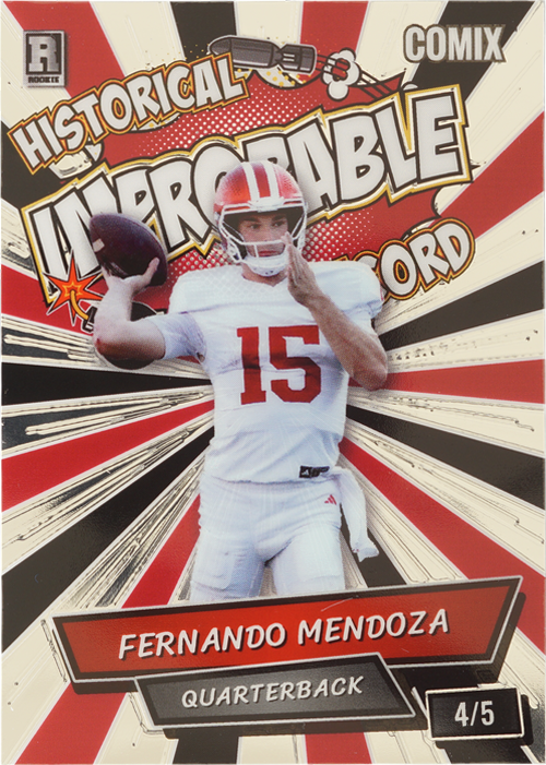 Fernando Mendoza trading card