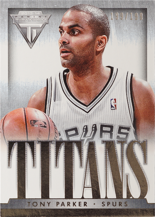 Tony Parker trading card