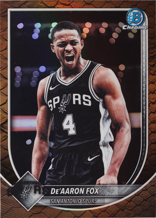 De'Aaron Fox trading card