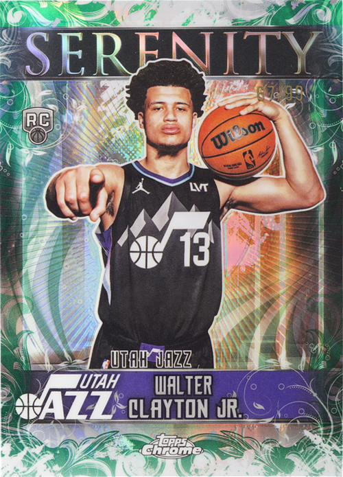 Walter Clayton Jr. trading card