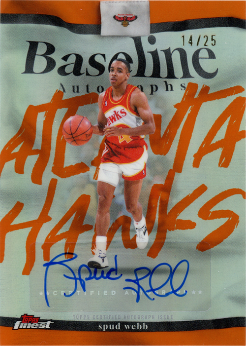 Spud Webb trading card