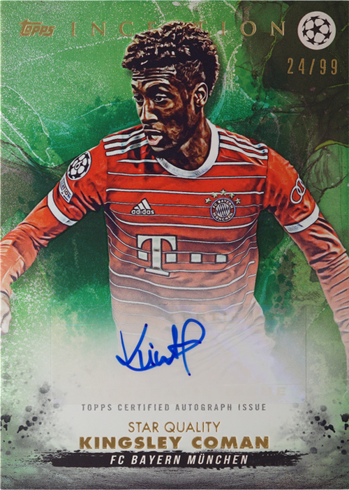 Kingsley Coman trading card