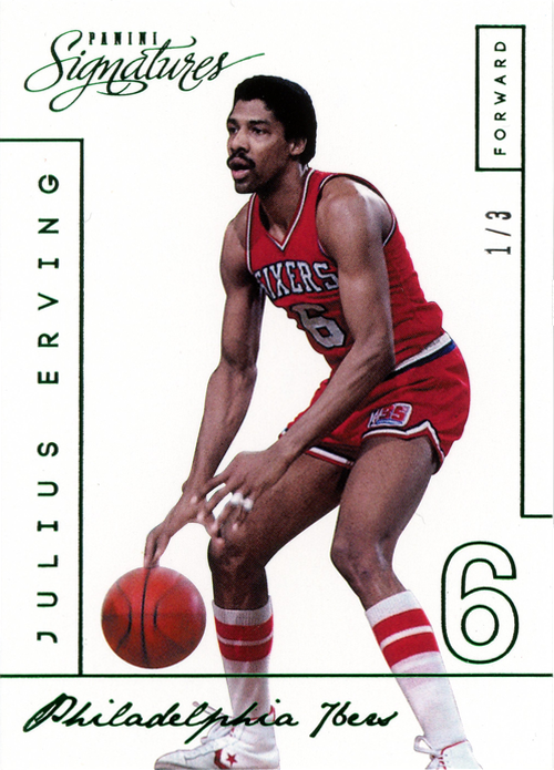 Julius Erving trading card