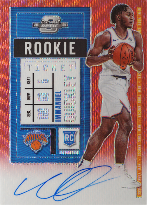 Immanuel Quickley trading card