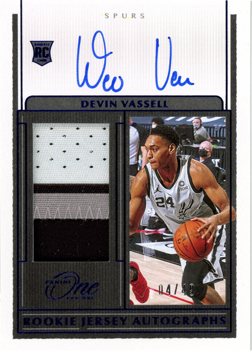 Devin Vassell trading card