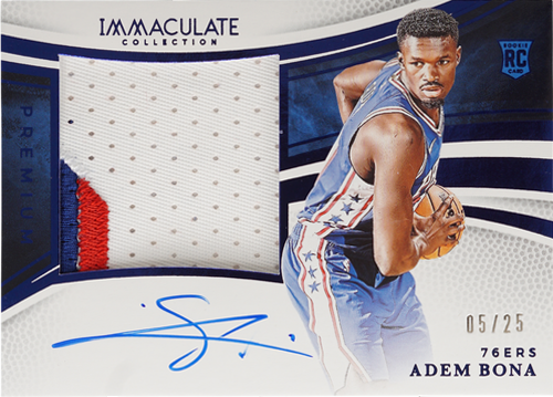 Adem Bona trading card