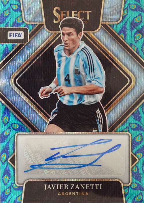 Javier Zanetti trading card