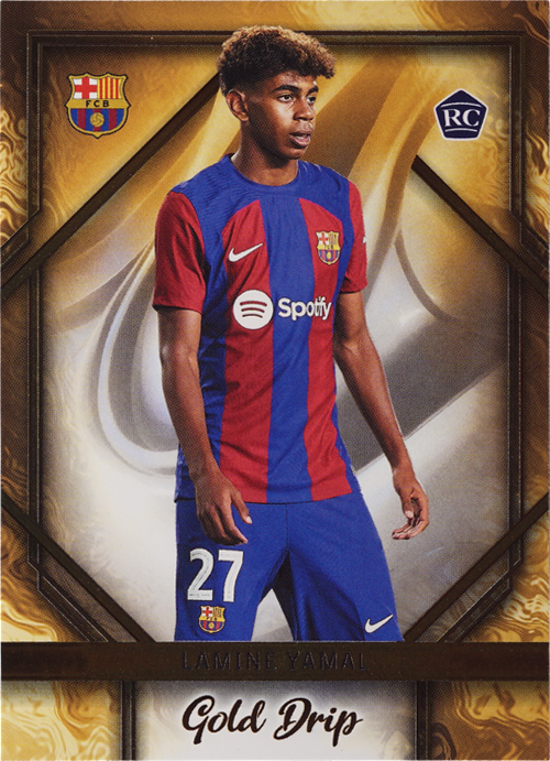 Lamine Yamal trading card