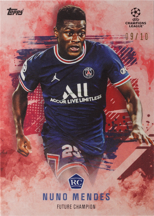 Nuno Mendes trading card