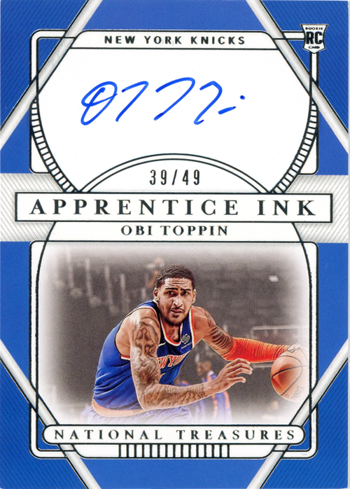 Obi Toppin trading card