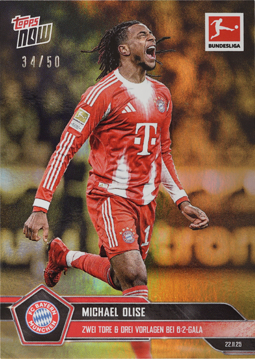 Michael Olise trading card