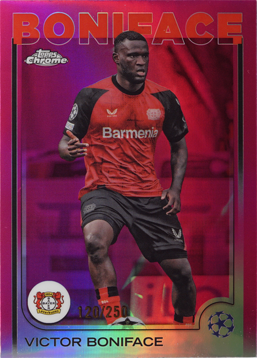 Victor Boniface trading card