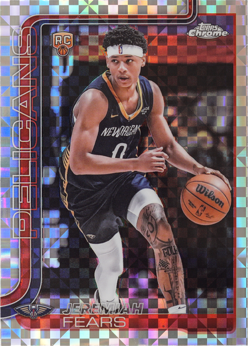 Jeremiah Fears trading card