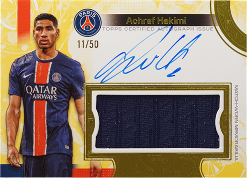 Achraf Hakimi trading card