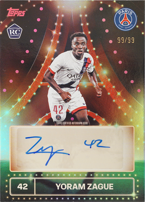 Yoram Zague trading card